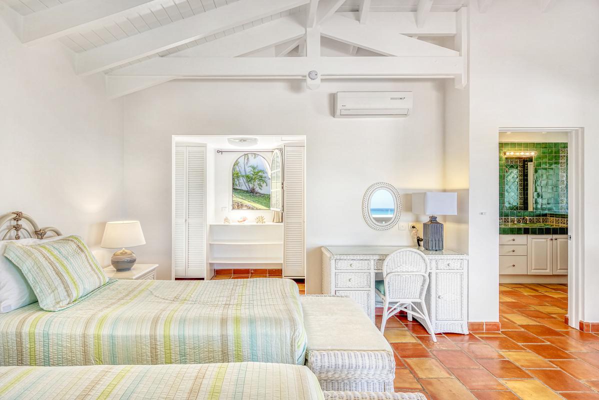 Location villa Saint Martin Terres Basses - Villa 4 chambres 8 personnes - villa vue mer et piscine - Baie aux Prunes (28)